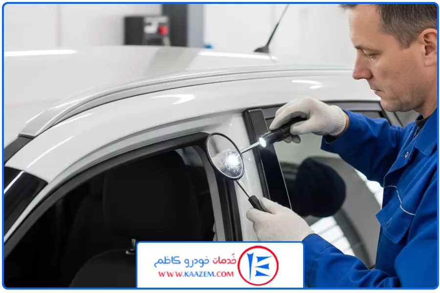بررسی ستون ها | کارشناسی بدنه سوزوکی ویتارا