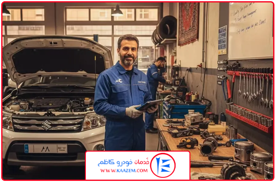 مونتاژ قطعات | اجرت تعمیر موتور سوزوکی ویتارا