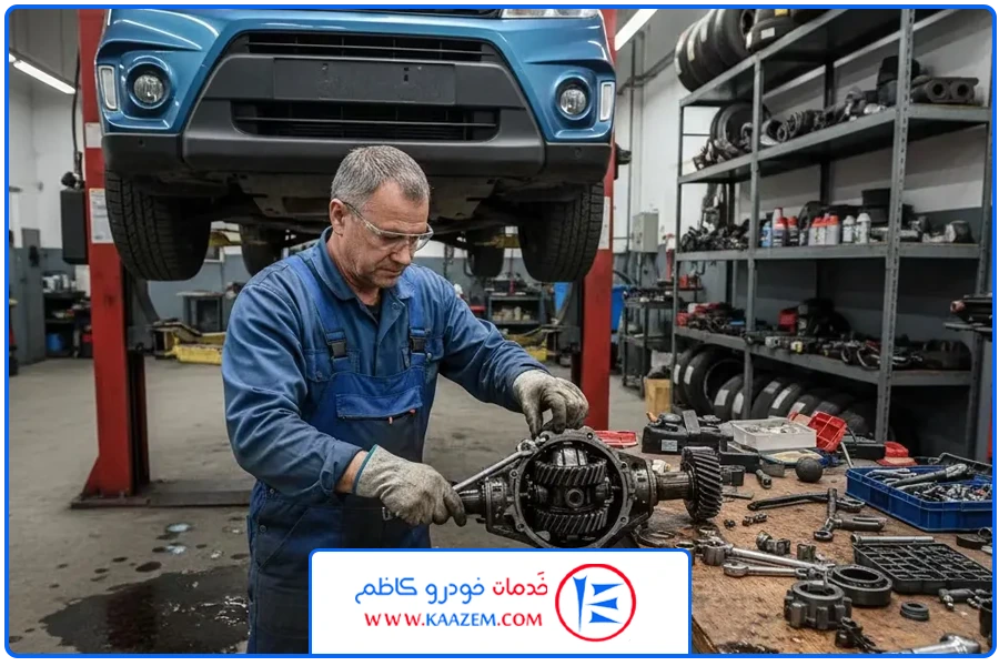 مراحل تعمیر | تعمیر دیفرانسیل سوزوکی ویتارا