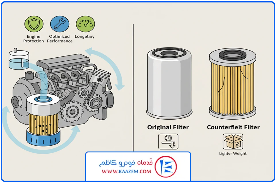 تعویض فیلتر و نقش آن | تعویض روغن سوزوکی ویتارا
