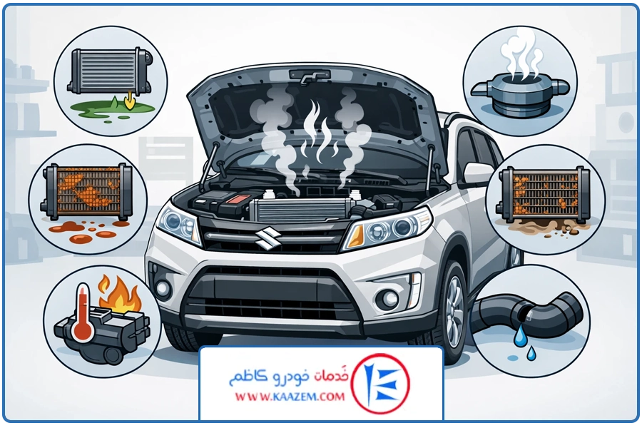 دلایل | تعمیر رادیاتور سوزوکی ویتارا