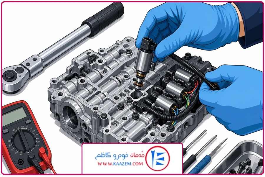 بند پایانی | تعمیر شیر برقی گیربکس اتومات