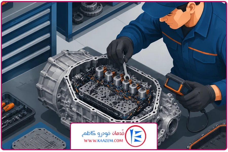 تاثیر مستفیم عملکرد | تعمیر شیر برقی گیربکس اتومات