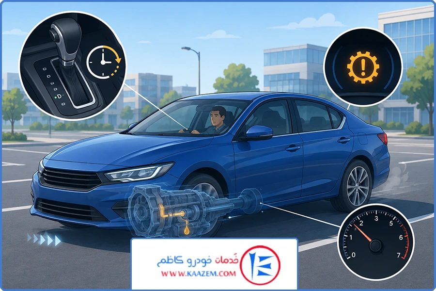 چراغ گیربکس | تأخیر در حرکت خودرو