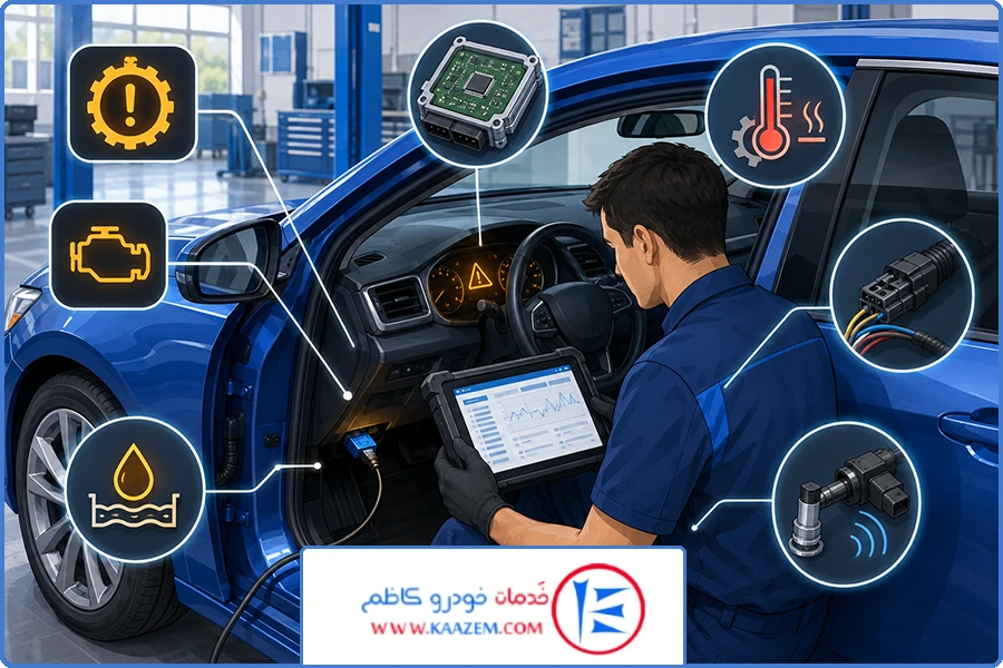 چراغ گیربکس | اهمیت دیاگ زدن برای تشخیص دقیق مشکل