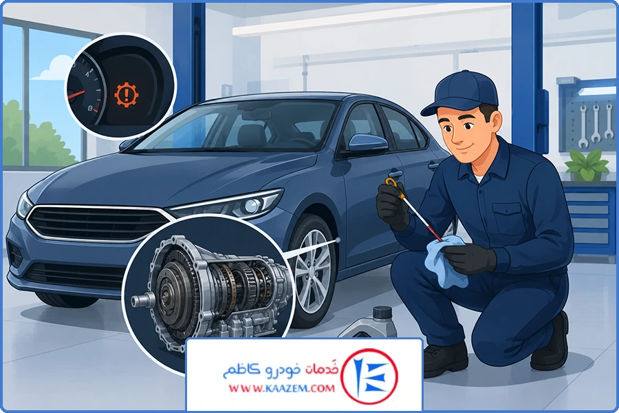 چراغ گیربکس | چرا چراغ گیربکس روشن شده است؟
